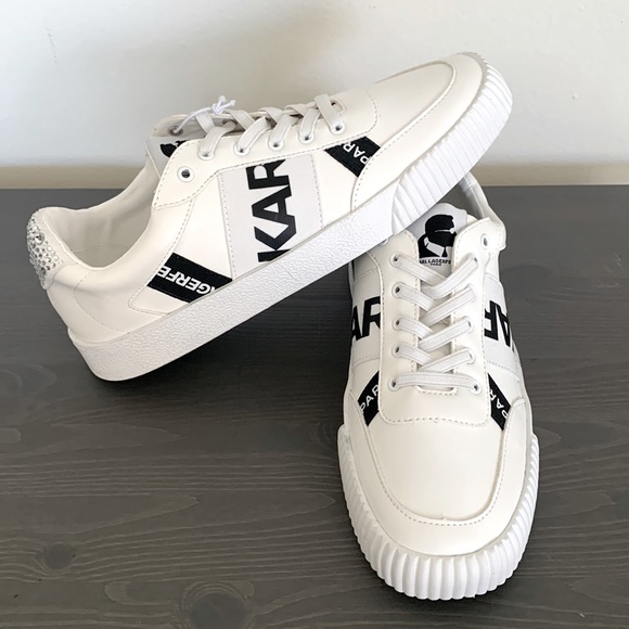 Karl Lagerfeld Shoes - KARL LAGERFELD NEW White Sneakers Size 8.5M